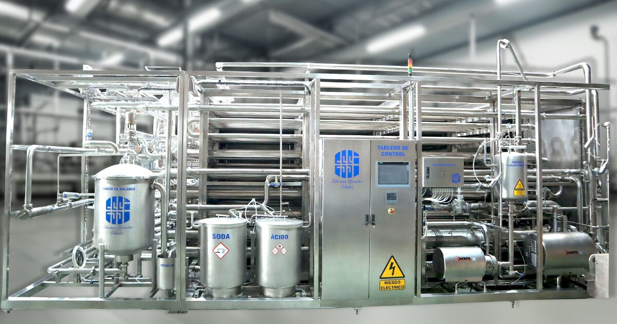 Soluciones confiables ESSI: Equipo UHT para ultrapasteurización de leche certificado
